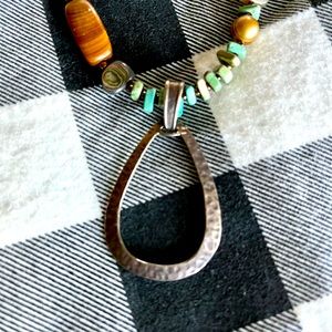 Silpada turquoise necklace .925 sterling silver